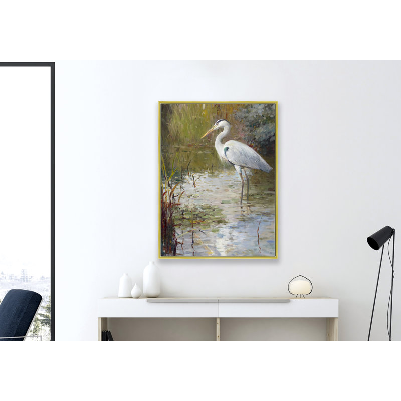 Birds, 32" H x 42" W, Gold