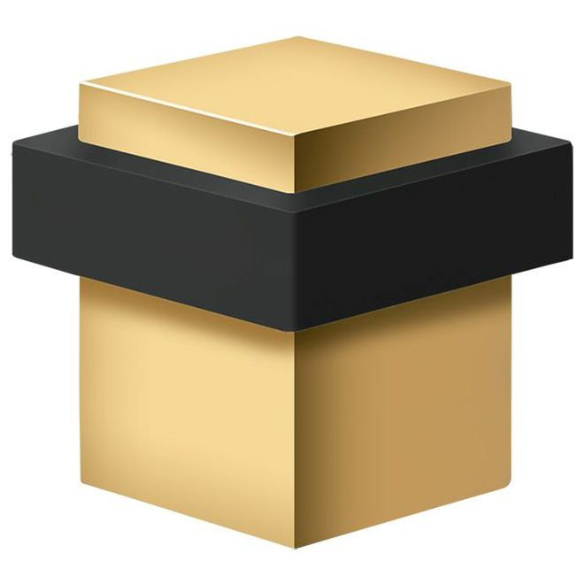 Door Stop, PVD Polished Brass