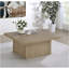 Table basse carrée en bois d'ingénierie, café au lait-353157534