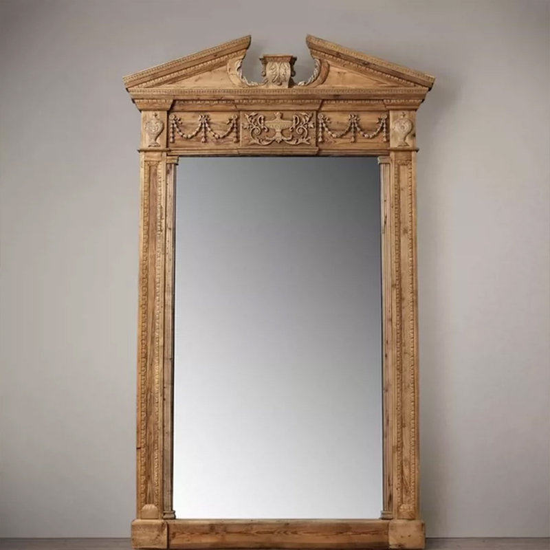 Free Form Manufactured Wood Full Length Mirrors, 70.87" H x 39.37" W, Brown