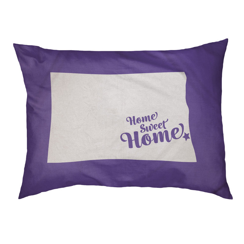 Coussin stylisé pour la maison Fargo, Petit (L 18 po x l 28 po), Mauve