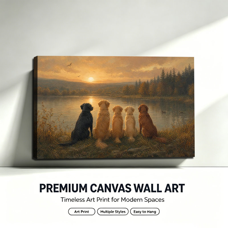 Toile, reproduction d'art sur toile, Labrador Retriever, 20 x 30 pouces