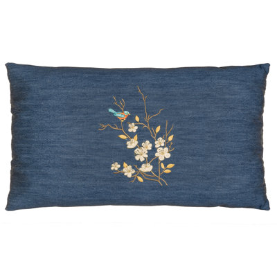 Housse de coussin en coton Springtime Denim