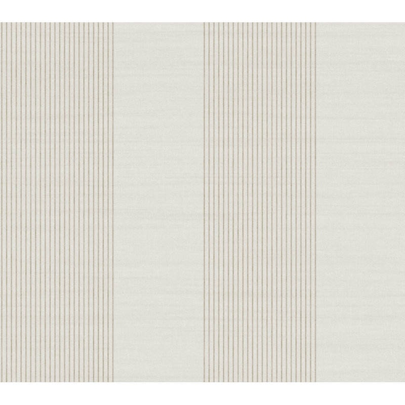 Papier peint imitation lin Archer, Gris clair