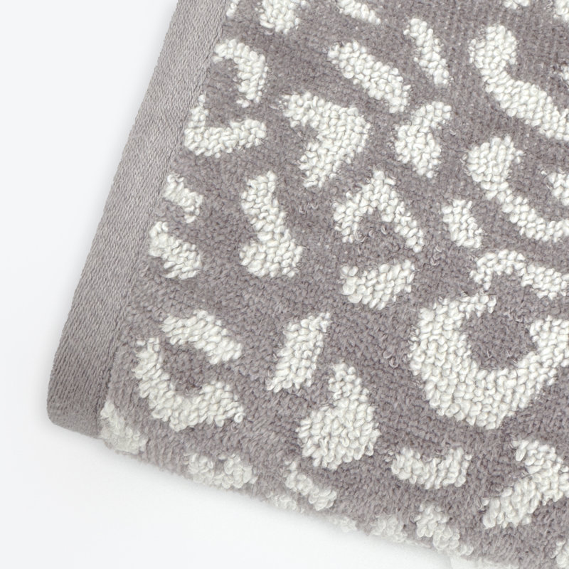 100% Cotton Plush Leopard Towels, Bath Sheets - 2 Pack