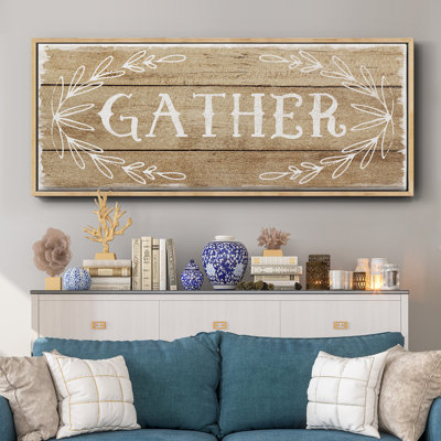 Gather- Framed Canvas