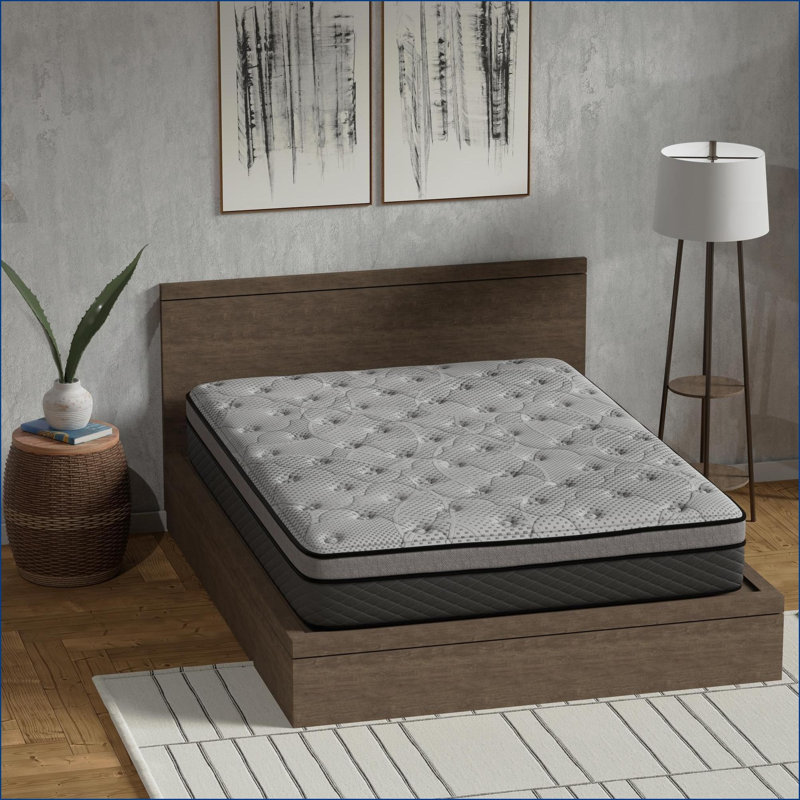 Mattresses 12 Inch Medium Firm Hybrid California King Mattress with Cooling Gel | Foam+Spring | CertiPUR-US, California King