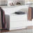 Devi White Wall Mounted Wood Closet System-1414053104