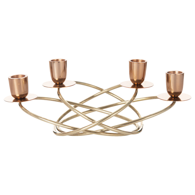 4.7'' H Aluminum Tabletop Candelabra