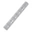 Bionda 9.5m x 53cm Modern Metallic Silver and Grey Striped Wallpaper