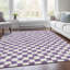 Tapis mauve lavable à la machine intérieur / extérieur Xhevrie-999286658