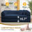 78" Compression Corduroy Sleeper Sofa, Convertible Upholstered Couch with 2 Pillows, No Assembly Required-118101139-124439129