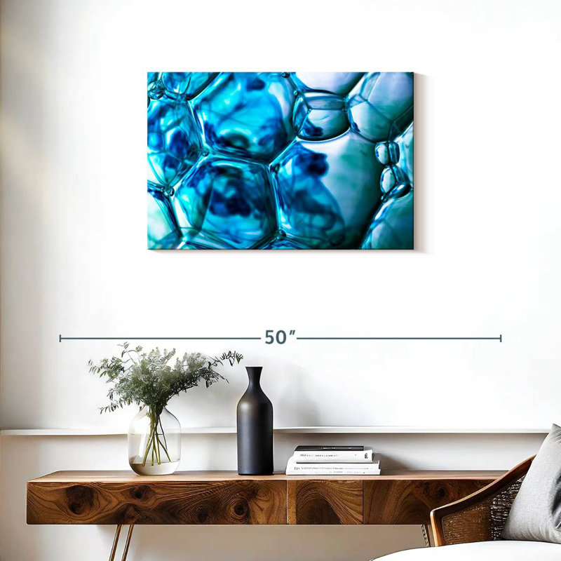 Avery Blue Bubbles, 20" H x 30" W