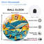 Horloge murale Whale Ocean