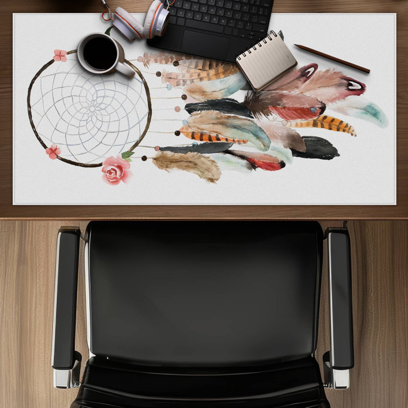 Woman's dream catcher - 15.75"x31.50" Desk mat