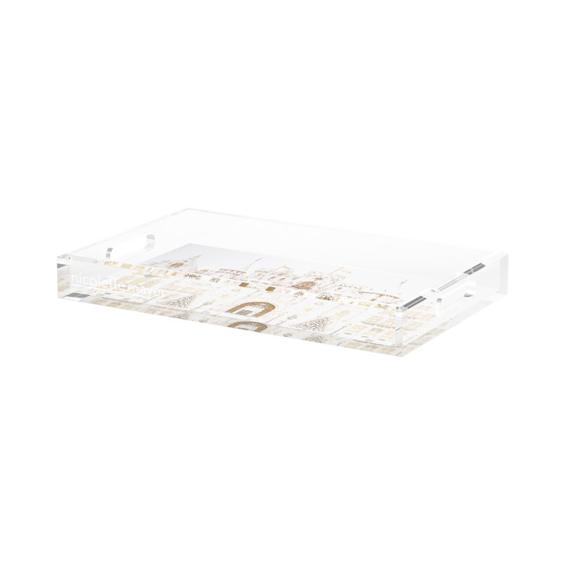 Rectangle Decorative Tray, 17"W x 10.5"D