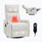 Heat Massage Manual Recliner Chair With Rocker And Swivel In Fabric For Living Room-606437413
