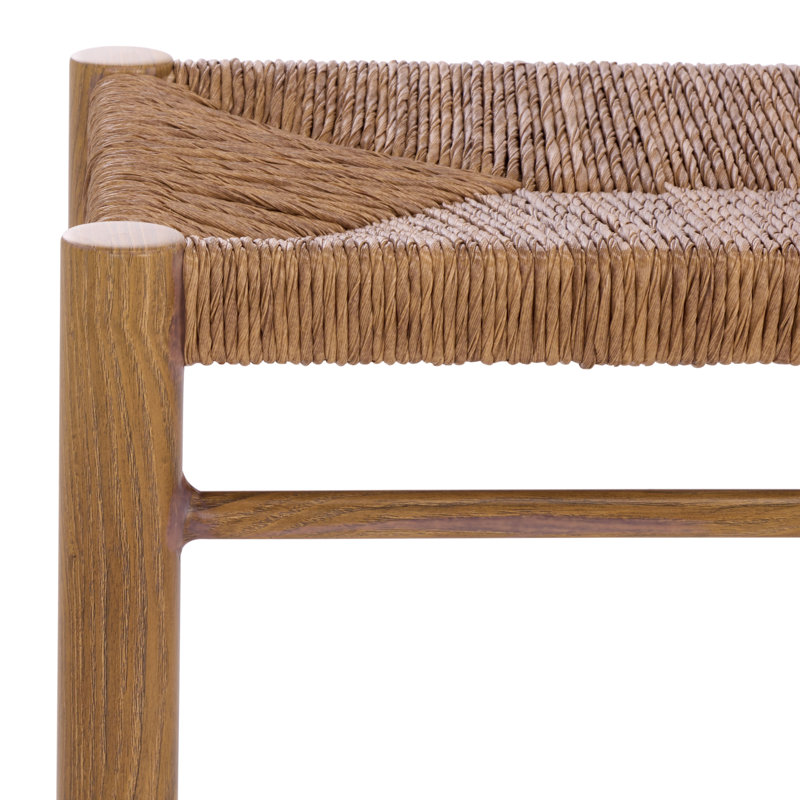 Indie Rattan Weaving Outdoor Bench