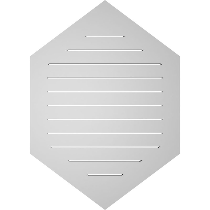 Pente verticale verticale en uréthane 9 pi, H 1 po x l 30 po x L 42 po