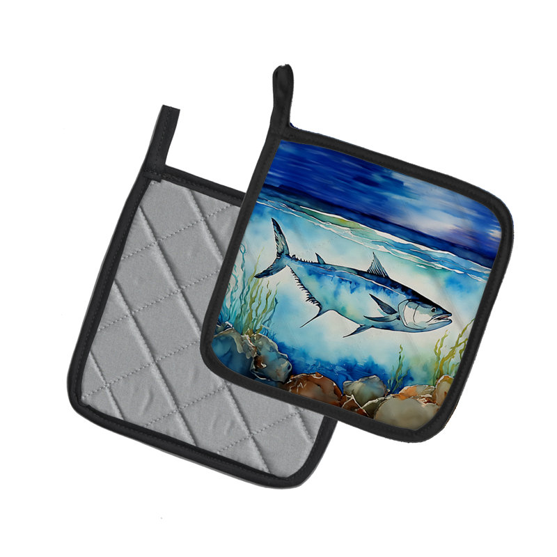 Caroline's Treasures Nautical Collection Polyester Potholder Set