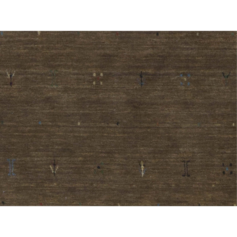 Gabbeh Wool Area Rug in Brown