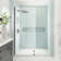 Elyse XL 32 in. W x 80 in. H Fixed Frameless Shower Door with Clear Star Cast Glass