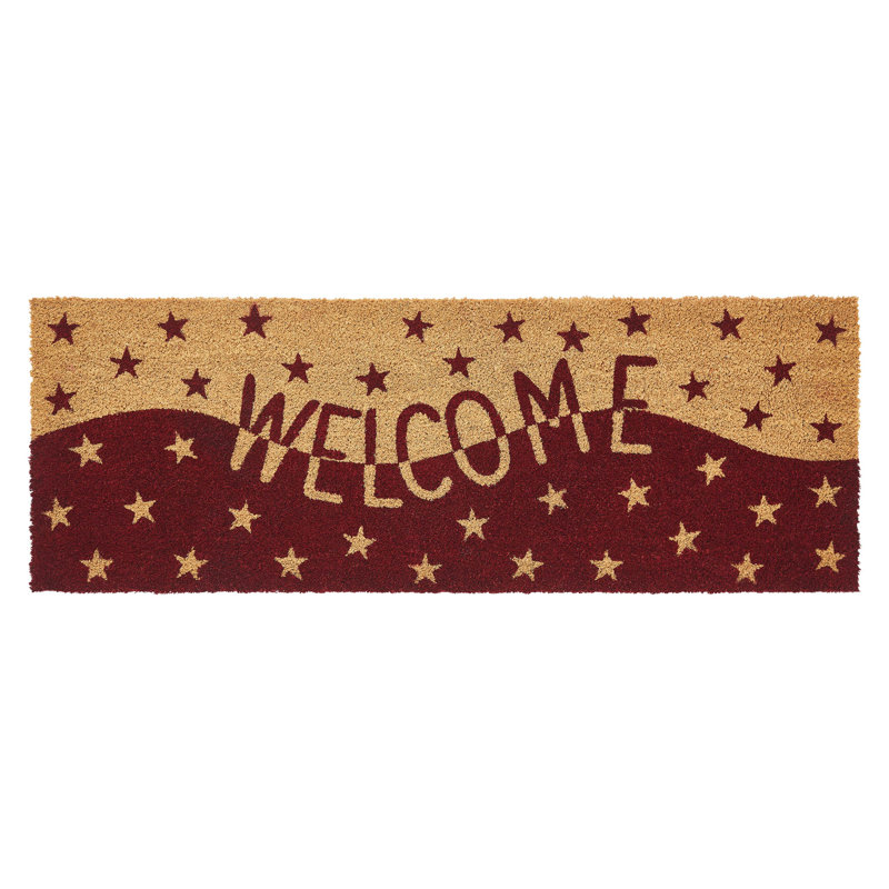 Tapis Welcome, L 17 po x L 48 po