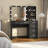 Bimini Vanity Desk with Storage Shelves, 6-Drawers Dressing Table-1908463986