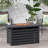 Rectangular Fire Pit Of Iron With 30,000Btu And Covered Tank - 45.00”W X 42.00”D 23.75”H, Black, Convenient Assembly Protected Zone Effortless Group