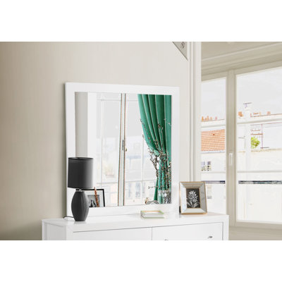 Miroir Glory Furniture Burlington, blanc