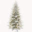 Sapin de Noël préilluminé de 2,4 m (8 pi) en PE et PVC floqué, avec 2679 branches et 520 lumières DEL bicolores-237760269