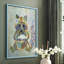 Fantastic Florals Raccoon, reproduction encadrée - bois massif-1199660705-1199660718
