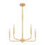 Lustre classique à 5 lumières de style bougie Aarshiya-483009918-483009915