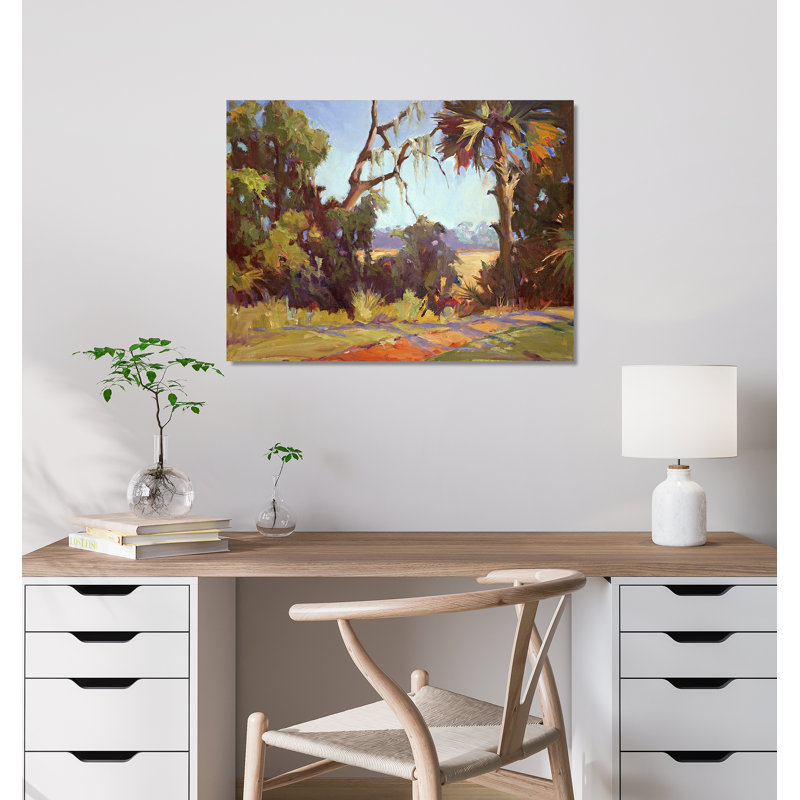 Kiawah Marsh Wetlands Print by John Beard, 30" H x 40" W x 2" D, Unframed