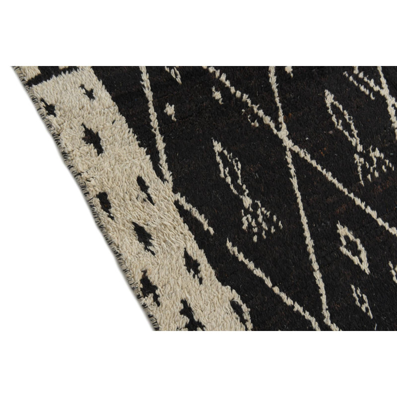 Tapis noir Nathaniel