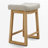 Cindina 24" Upholstered Saddle Counter Height Bar Stool with Wood Frame for Kitchen Island-119617588