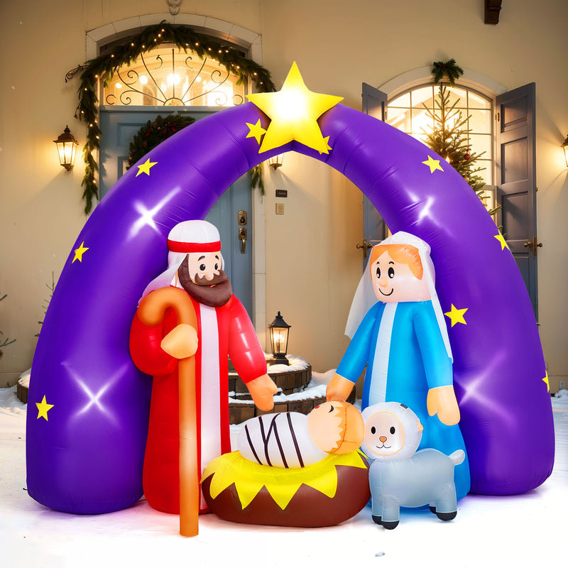 Crèche de Noël gonflable