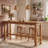 63" Solid Wood Bar Table,