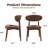 Upholstered Solid Wood Dining Chair-1730815188