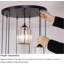 Lustre moderne en cristal pour plafonds hauts, luminaire suspendu réglable avec abat-jour en cristal K9, convenant au vestibule, à l'escalier et au salon