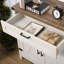 Buffet polyvalent en bois avec rangement abondant et attrait élégant-16284278