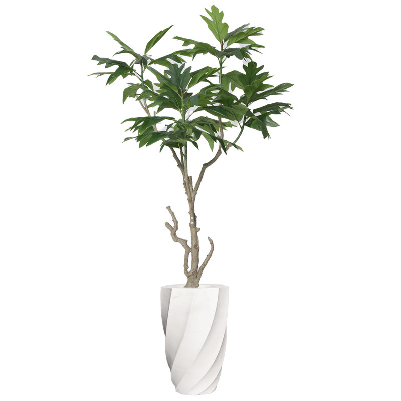 Arbre à violon artificiel 84 po en pot