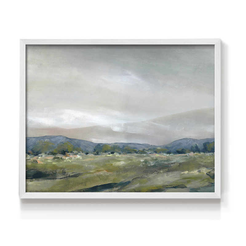 The Spring Coulee -Framed Print - Restickable, H 8 po x l 10 po, Blanc