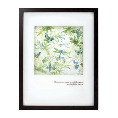 Mur encadré Raisons d'être heureux 12 x 16