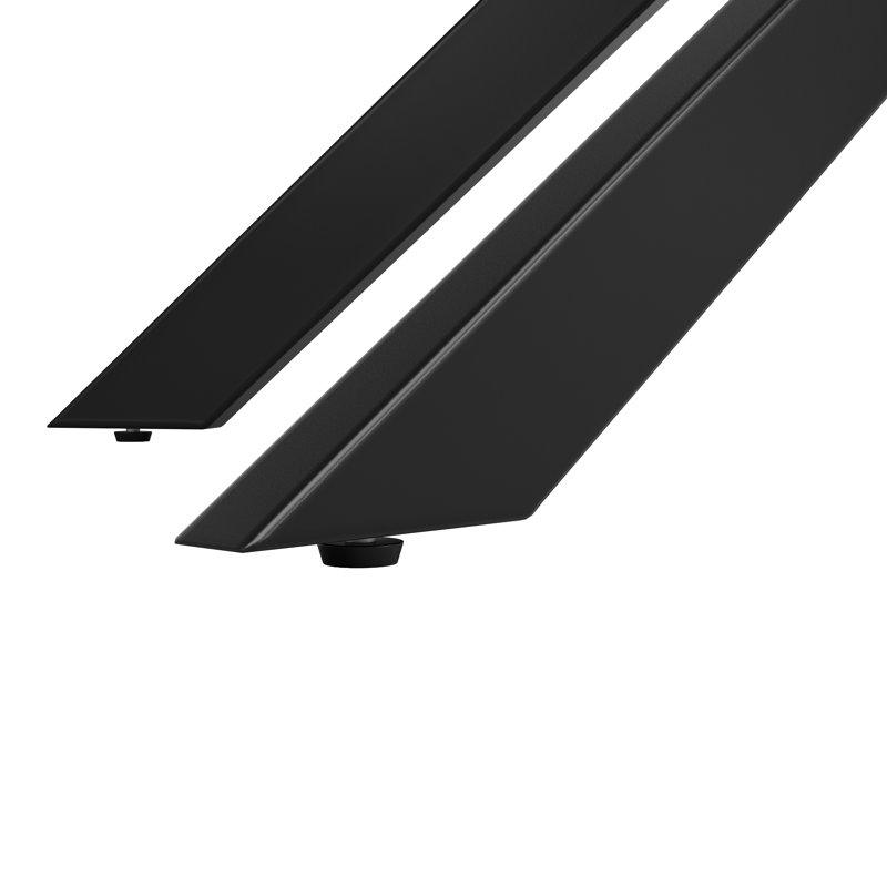 Extendable Metal Base Dining Table
