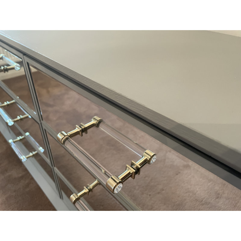 Carruth 149cm Sideboard, Grey/Gold