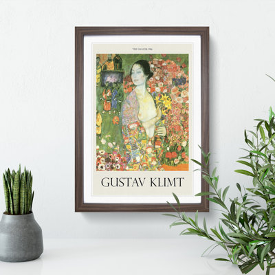 The Dancer by Gustav Klimt - Framed Print