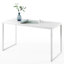 Ruder Minimalist Home Office Desk – Modern Writing Desk with Sturdy Steel Frame & Spacious Work Surface – Compact Computer Desk for Study, or Bedroom – Easy Assembly-2052460800