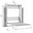Arlex Full Murphy Bed with Shelves (81W)-89059304