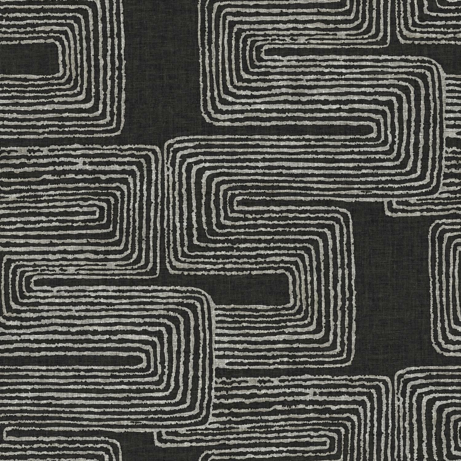 Peel & Stick Geometric Wallpaper, Black/White